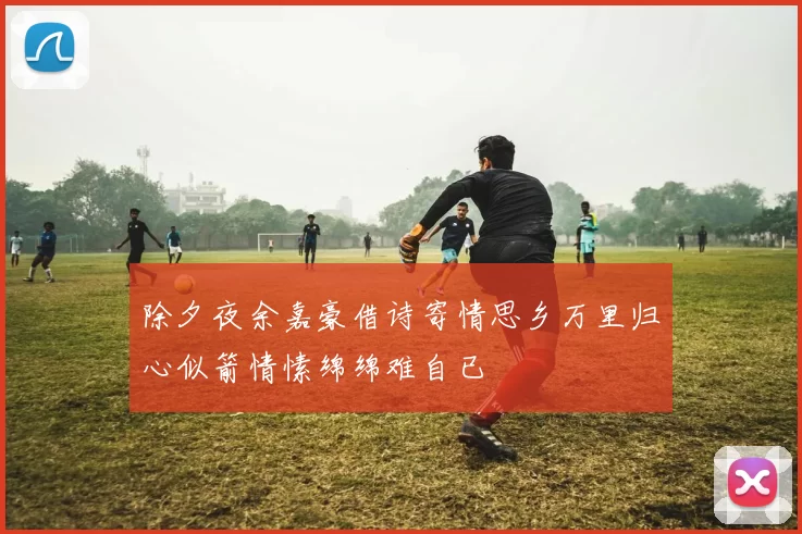 除夕夜余嘉豪借诗寄情思乡万里归心似箭情愫绵绵难自已