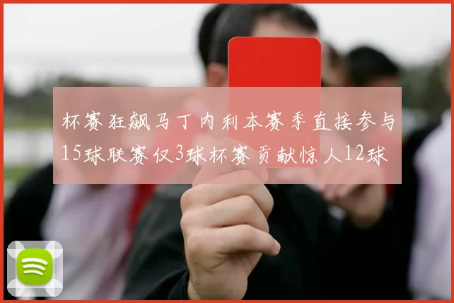 杯赛狂飙马丁内利本赛季直接参与15球联赛仅3球杯赛贡献惊人12球
